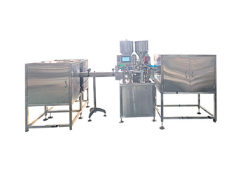 全自動(dòng)雙工位痔瘡凝膠灌裝機(jī)